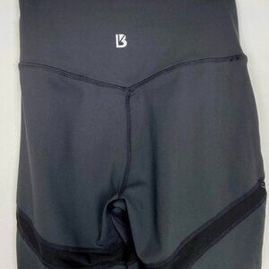 BuffBunny Black high rise Leggings with mesh